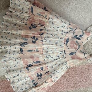 Catherine Malandrino Pink and Blue Floral Kids Dress